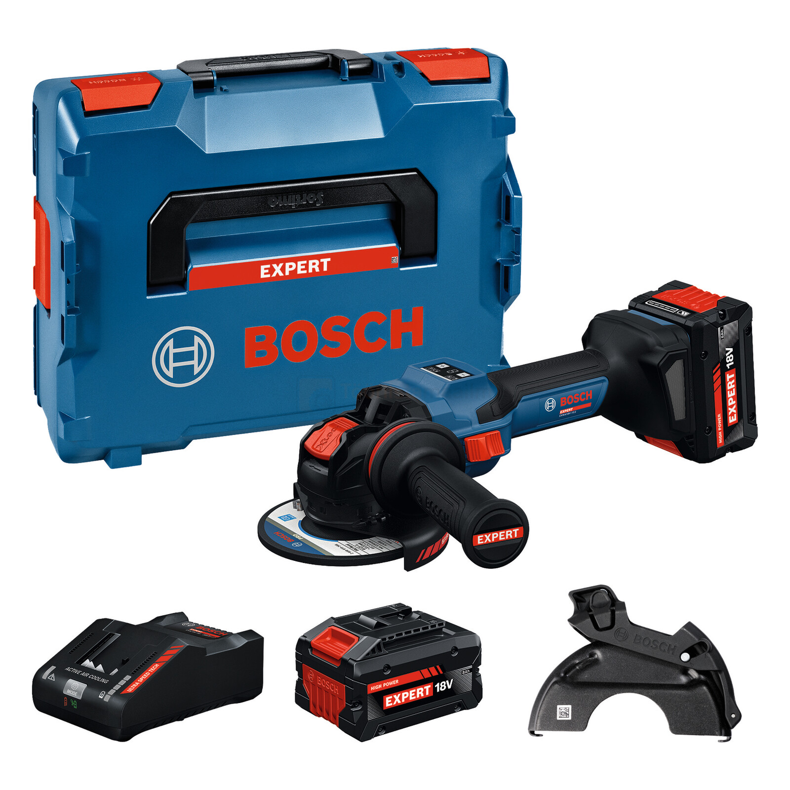 Bosch аккумуляторная угловая шлифмашина EXWX18V-15S
